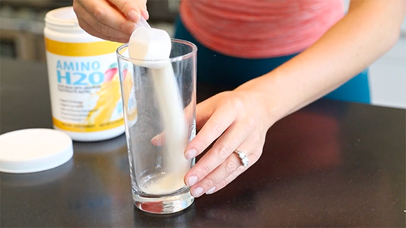 Bottle with Amino Powder
