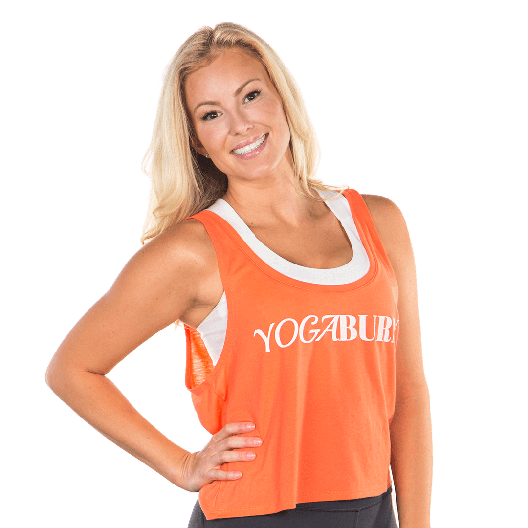 Yoga Burn Coral Tank Tops